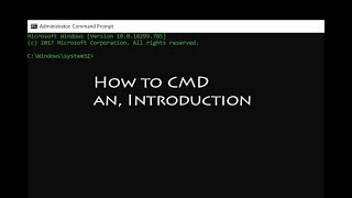 Command Prompt Basics How to use CMD [upl. by Naek479]