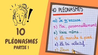 10 PLÉONASMES  PARTIE 1 [upl. by Arnaldo]