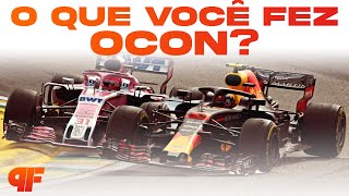 O DIA EM QUE OCON TIROU UMA VITÓRIA DE VERSTAPPEN  Volta a Volta 93 Brasil 2018  Primeira Fila [upl. by Litt]