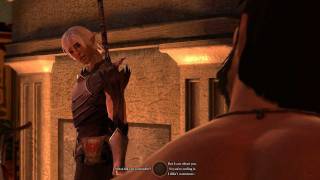 Dragon Age 2 Fenris Romance 56 A Bitter Pill Hawke Estate v2 Romance scene Rivalry [upl. by Araiek]