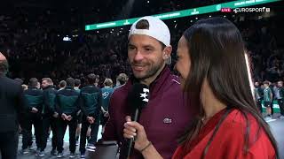 Grigor Dimitrov Final Interview EurosportFR [upl. by Luise616]