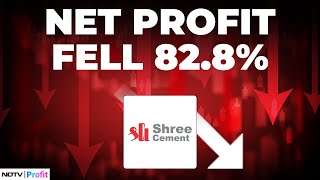 Shree Cement Slumps As Q2 Net Profit Plunges 83 YoY [upl. by Torras]