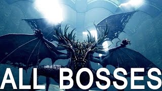 Dark Souls All Bosses 4K 60fps [upl. by Nylarej]