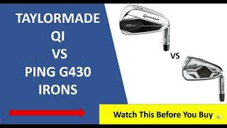 ✅ Taylormade Qi Irons Vs Ping G430 Review  Must Watch [upl. by Wallinga811]