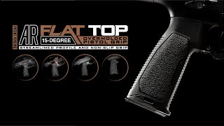 AR Flat Top Overmolded Pistol Grip 15Degree [upl. by Jo822]