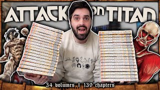 I Read Every Volume of Attack on Titan For the First Time 💥 [upl. by Ellehcan]