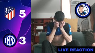 FA MALISSIMOATLETICO MADRIDINTER 53 DCR  LIVE REACTION TIFOSI INTERISTI [upl. by Nillor]