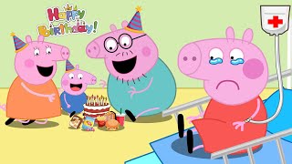 Mom Peppa Misses You 😥  Dont Feel Lonely  Happy Birthday Day  Peppa Pig Funny Animation [upl. by Oahc]