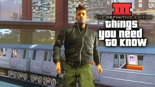 GTA 3 Definitive Edition  10 Things You NEED TO KNOW [upl. by Stanleigh]