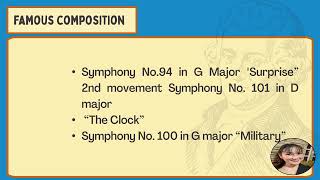 COMPOSERS OF THE CLASSICAL PERIOD  MUSIC 9 QUARTER 2 [upl. by Enirehs938]