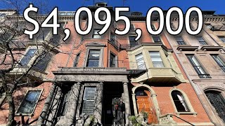 Inside a 4095000 Boston Brownstone Built in 1900 with a Private Rooftop Deck with River Views [upl. by Yhpos]