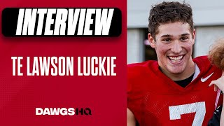 Lawson Luckie grew up following Georgia  Florida rivalry cant wait to mix it up [upl. by Regni]