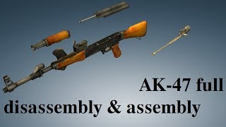 AK47 full disassembly amp assembly [upl. by Salb111]