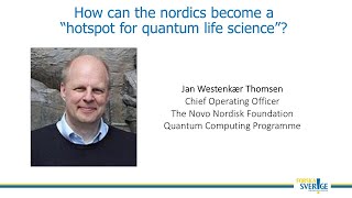 Jan Westenkær Thomsen COO The Novo Nordisk Foundation Quantum Computing Programme [upl. by Anawik]