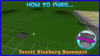 How To Make A Secret Basement In Bloxburg 2020  Bloxburg [upl. by Marybella]