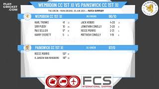 Wembdon CC 1st XI v Painswick CC 1st XI [upl. by Eilra632]