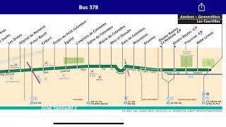 378 AsnièresGennevilliers Les Courtilles Métro ➡️ Nanterre Ville RER [upl. by Waylon740]