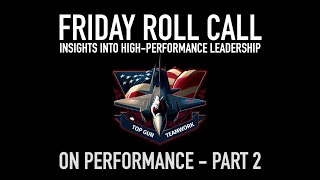 Friday Roll Call On Performance  Part 2 [upl. by Esnahc]