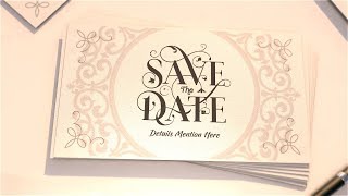 Most Beautiful Musical Ecard invite  Wedding Invitation Video  Save The Date  VR 46 [upl. by Oam470]