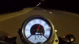 Yamaha MT01 vs Suzuki SV650 Drag race [upl. by Akilegna]