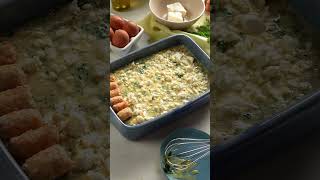 Spinach Feta and Artichoke Tater Tot Casserole [upl. by Nywled]