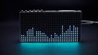 Bluetooth Music Visualization Box with Arduino 32x16 RGB LED Matrix Panel Project Demo [upl. by Kimble]