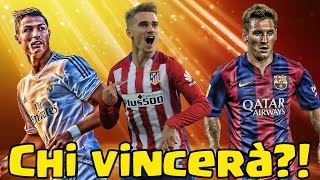 RONALDO MESSI GRIEZMANN  CHI VINCE PRONOSTICO LIGA SPAGNOLA 2017  VLOG [upl. by Pournaras947]