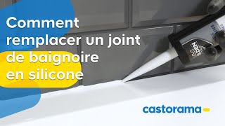 Comment remplacer un joint silicone  Castorama [upl. by Asinla]