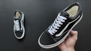 HOW TO LACE VANS OLD SKOOL STANDARD NORMAL [upl. by Ordnassela]