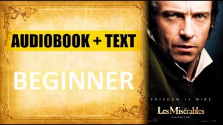 Les Miserables audiobook with text 🔥 Learn English through story  Level 1  Turney 12 [upl. by Reifel843]