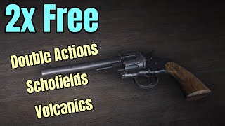 Getting 2 Free Double Actions Schofields and Volcanics in Chapter 2  RDR2 [upl. by Creedon395]