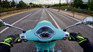 Piaggio Vespa GTS 300 2023  MotoRaw 4K [upl. by Eniluqcaj]