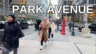 NEW YORK CITY Walking Tour 4K  PARK AVENUE [upl. by Sargent]