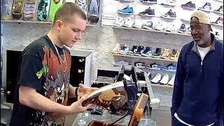 He Tried To Sell Fake OffWhite Louis Vuitton Air Jordans sneakers sneaker fyp viral shorts [upl. by Alliscirp162]