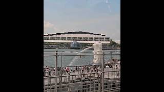 Merlion Park is a famous Singapore landmark and a major tourist attraction singapore merlion [upl. by Napoleon]