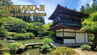 4K WALKING IN GINKAKUJI  SILVER PAVILION TEMPLE THE BEAUTIFUL GARDEN IN KYOTO JAPAN [upl. by Anytsirhc]