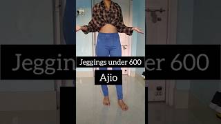 Ajio Jeggings under Rs 600Ajio Haul shorts ꜰʏᴘ shortsyoutube trendy [upl. by Hamirak]