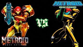 Metroid Samus Returns VS Zero Mission REVIEWCOMPARISON [upl. by Rocher544]