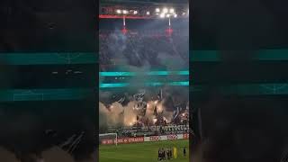 Gladbach in Frankfurt 2Runde DFB Pokal Choreo [upl. by Aniraz]