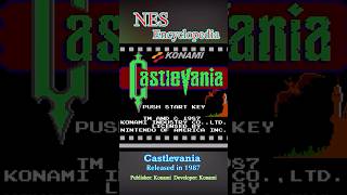 NES Encyclopedia  Castlevania  Released 1987 NESencyclopedia nes retrogaming retro nostalgia [upl. by Lunseth664]