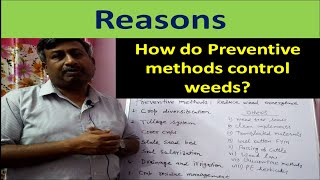 Reasons How do Preventive Methods Control Weeds [upl. by Arihat867]