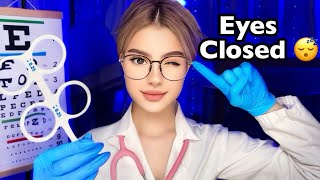 ASMR Cranial Nerve Exam but EYES CLOSED 👀 Doctor ASMR for Sleep ❤️ Follow my Instructions [upl. by Melisande607]