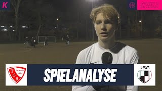 Die Spielanalyse  TG Bessungen U19  JSG Pfungstadt U19 Kreisliga Darmstadt [upl. by Keriann]