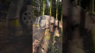 Nissan Patrol Y61 SWB OM606 Engine Offroad Lane Wales [upl. by Lidstone]