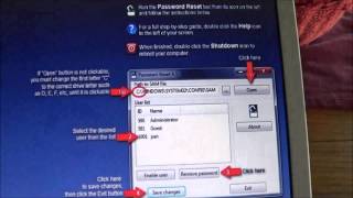 Password Reset 45 password removal instructions [upl. by Esdnyl]