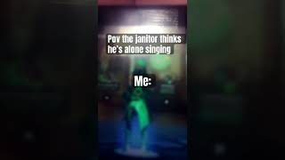 Pov the janitor is at school “alone” animation memes ￼gote [upl. by Duma]