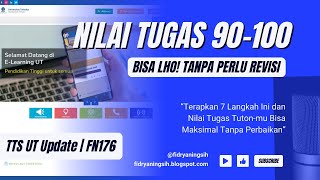 FN176  7 LANGKAH MUDAH MEMPEROLEH NILAI TUGAS TUTON AUTO MAKSIMAL TANPA REVISI [upl. by Sauers492]