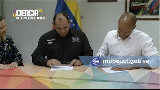 Mppeuct y Gobernación de Miranda firmaron convenio para masificar la reparación de equipos médicos [upl. by Zedekiah404]