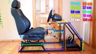 Homemade Cockpit Build Simracing BMW E39 [upl. by Idak2]