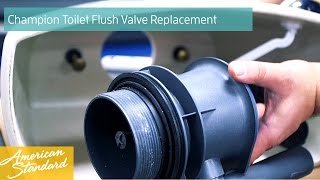 How to Replace a Flush Valve for a Champion Toilet [upl. by Lupee]